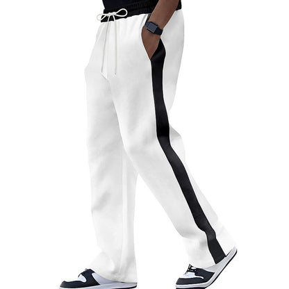 Men's sports pants with contrasting stripes Chic and Style