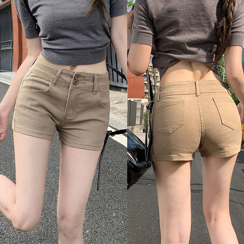 Dames Sur mesure Denim Shorts Chic und Stil