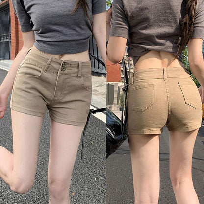 Dames Sur mesure Denim Shorts Chic und Stil