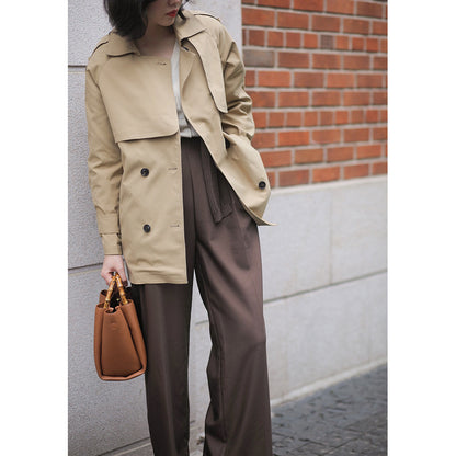 Veste trench ceinturée élégante pour femme Chic und Stil