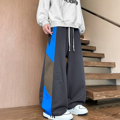 Women Casual Loose Fit Jogging Pants with Contrast Stripes on the Sides Chic and Style