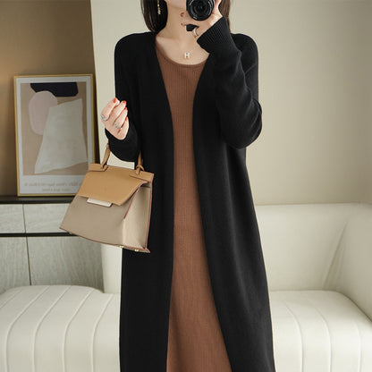 Cardigan en tricot décontracté pour femmes avec des mailles ouvertes et une coupe décontractée Chic und Stil