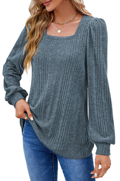 Pull en tricot tendance pour femme avec motif côtelé texturé et coupe large Chic und Stil
