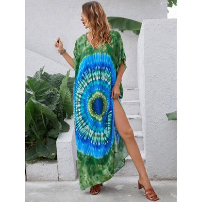Femmes Bohemian robe de plage en drap de papillon Chic und Stil