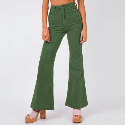 Wide leg pants for women with high waist and comfort belt Chic and Style