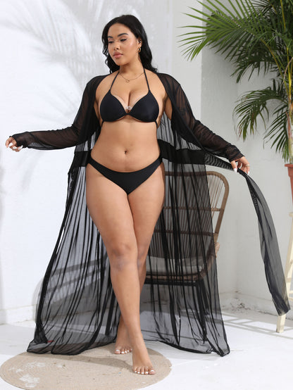 Robe de bain en mesh transparent pour femmes Chic und Stil