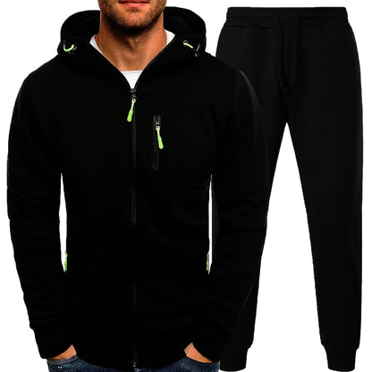Men's sporty hoodie set and jogging pants with practical pockets Chic and Style