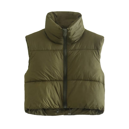 Dames gilet de chaleur jusqu'aux hanches Chic und Stil