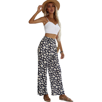 Chic and Style Floral Wide Leg Pants for Women