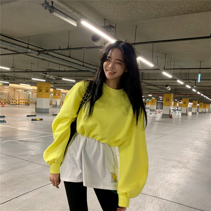 Sweat-shirt féminin à la mode avec des manches volumineuses Chic & Stil