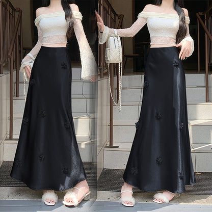 Femmes Élégant Robe Maxi Off-Shoulder Chic und Stil