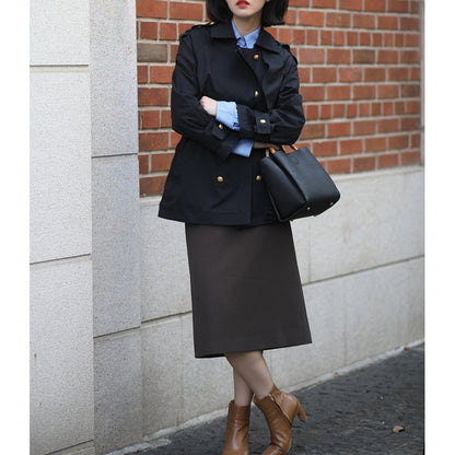 Veste trench ceinturée élégante pour femme Chic und Stil