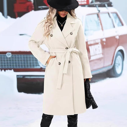 Dames Élégant Trench-coat Chic und Stil
