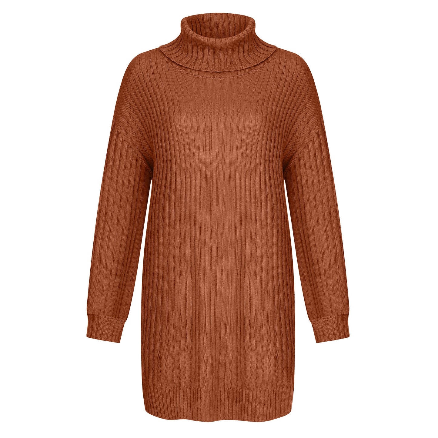 Pull-over à col roulé en grosse maille pour femmes, coupe décontractée Chic und Stil