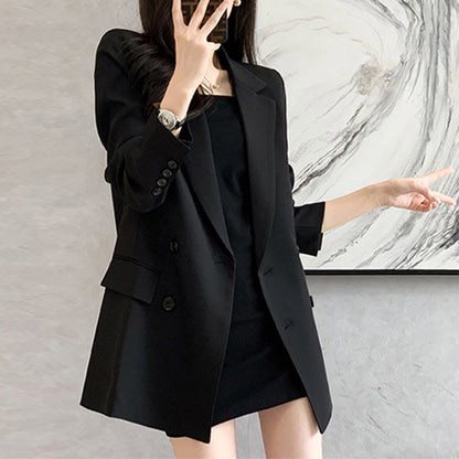 Veste oversize à double boutonnage pour femmes Chic und Stil