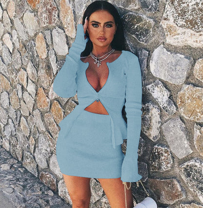Robe bodycon découpée flirty Chic und Stil pour femmes