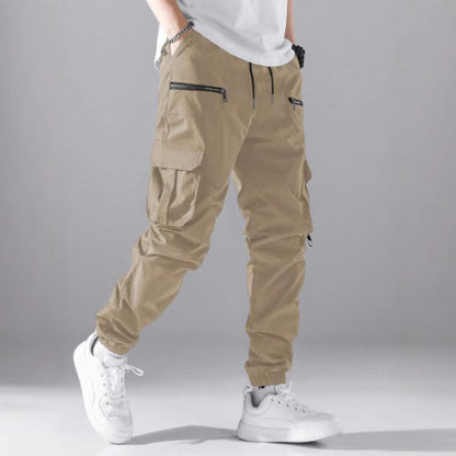 Pantalons cargo pour hommes avec poches zippées modernes Chic und Stil