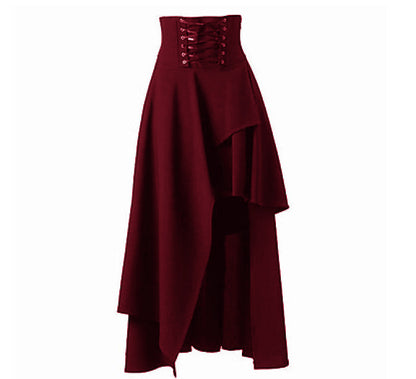 Dames Jupe asymétrique élégante avec lacets Chic und Stil