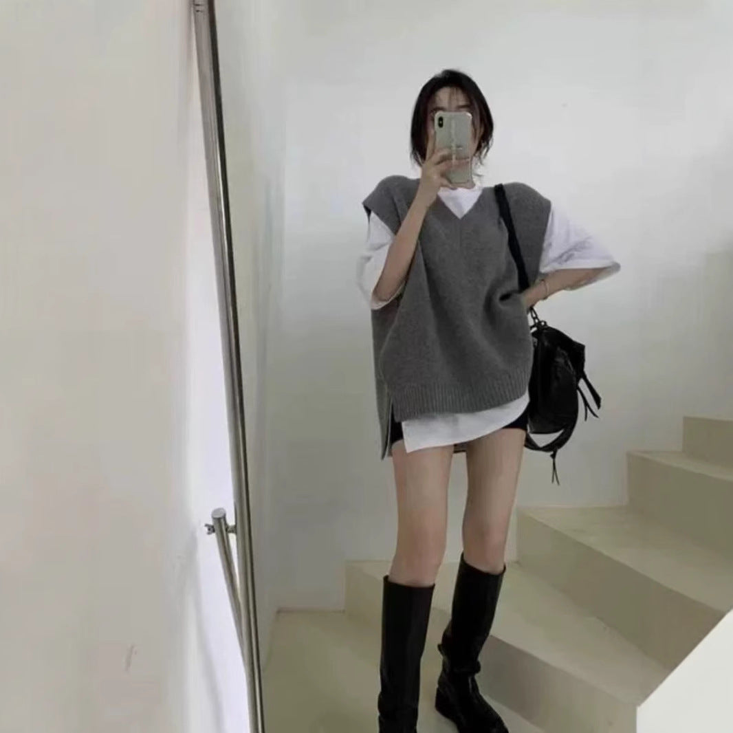 Pull en tricot surdimensionné dames Chic und Stil
