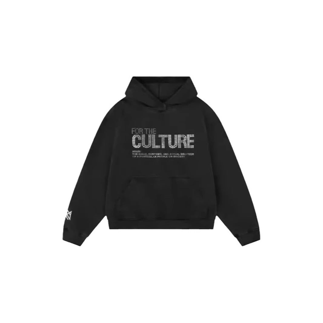 Women's sweatshirt with stylish print and practical kangaroo pocket Chic and Style