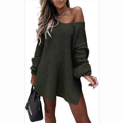Robe en tricot surdimensionnée pour femmes Chic und Stil