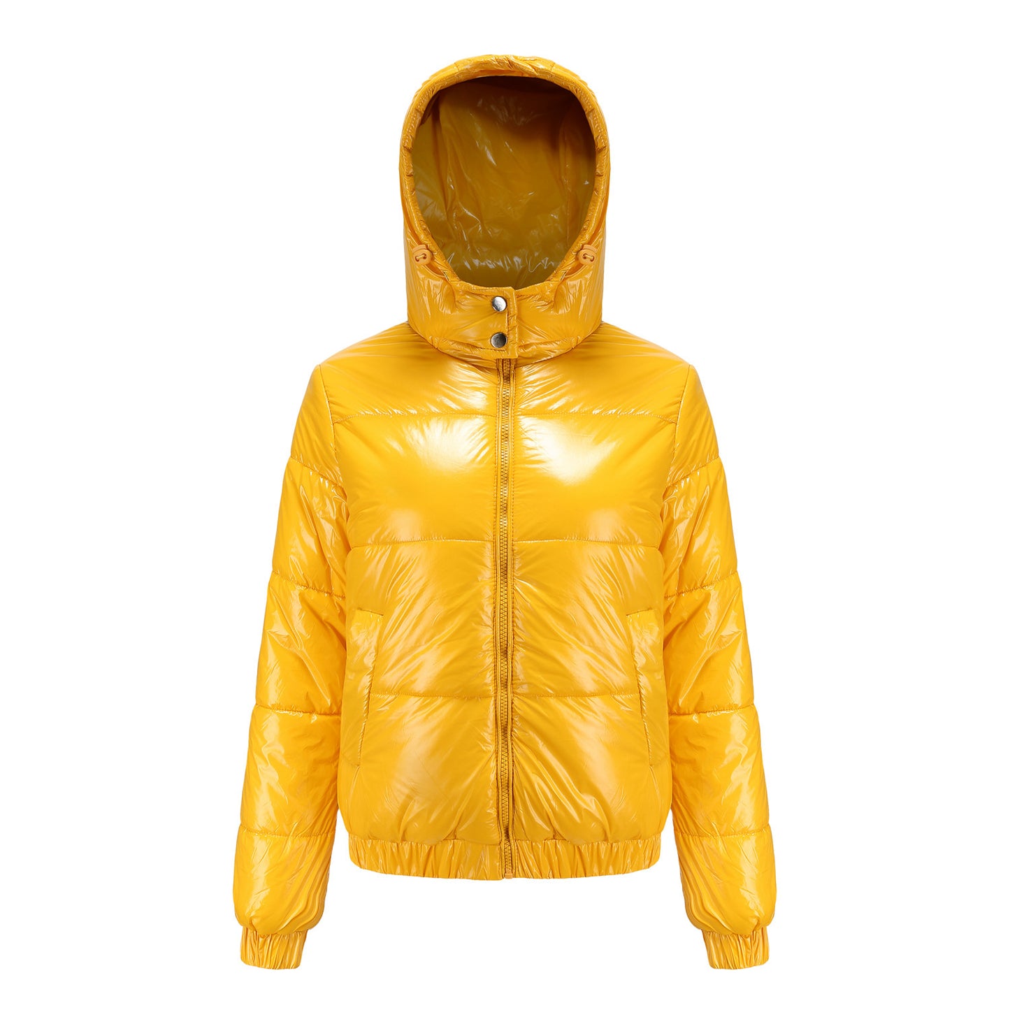 Dames manteau d'hiver brillant Chic und Stil