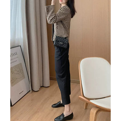Pantalons taille haute ajustés pour femmes Chic und Stil