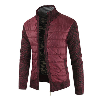Functional jacket for men with modern high collar and innovative materials Chic and Style