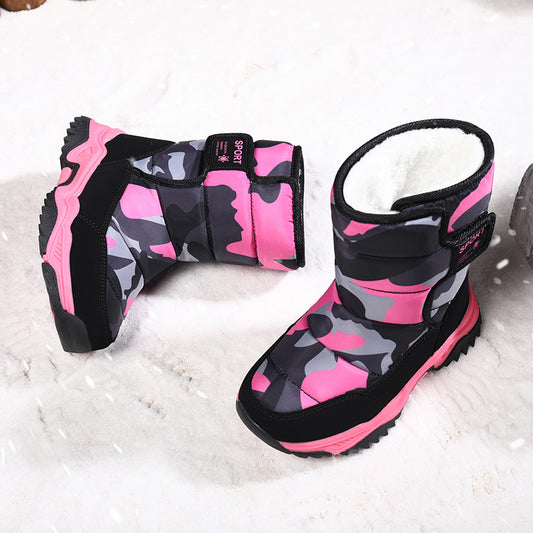Bottes d'hiver chaudes et rembourrées pour femmes Chic und Stil