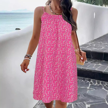 Femmes Robe Swing Imprimé Floral Chic und Stil