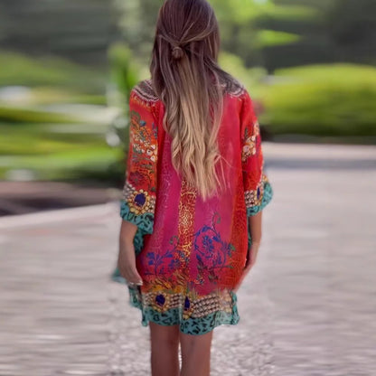 Femmes Kaftan bohémien robe Chic und Stil