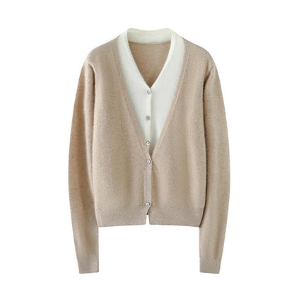 Cardigan doux en tricot pour femmes Chic und Stil
