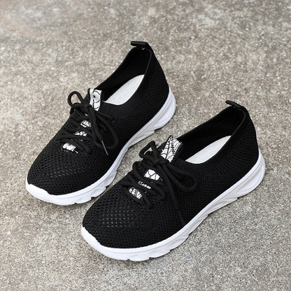 Baskets de loisirs pour femmes respirantes avec un matériau supérieur flexible et une semelle antidérapante Chic und Stil