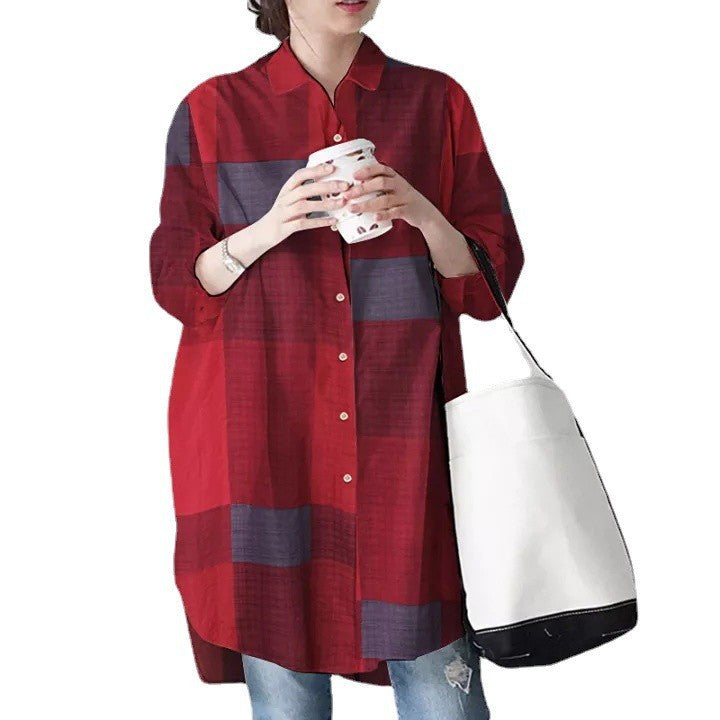 Chemisier à boutons colorblock de loisirs pour femmes Chic und Stil