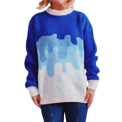 Pull en tricot pour femmes avec dégradé de couleurs moderne et coupe décontractée Chic und Stil
