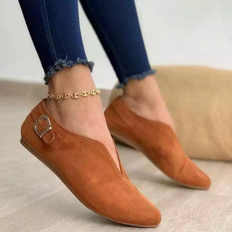 Chaussures semi-formelles pour femmes avec une élégante boucle et un design ouvert Chic und Stil