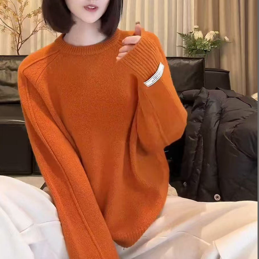 Femmes Pull de haute qualité avec design structuré et coupe ample Chic und Stil