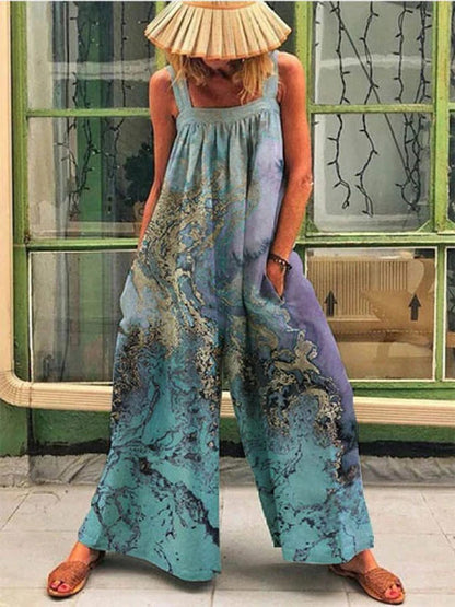 Combinaison ample avec imprimé artistique Chic und Stil