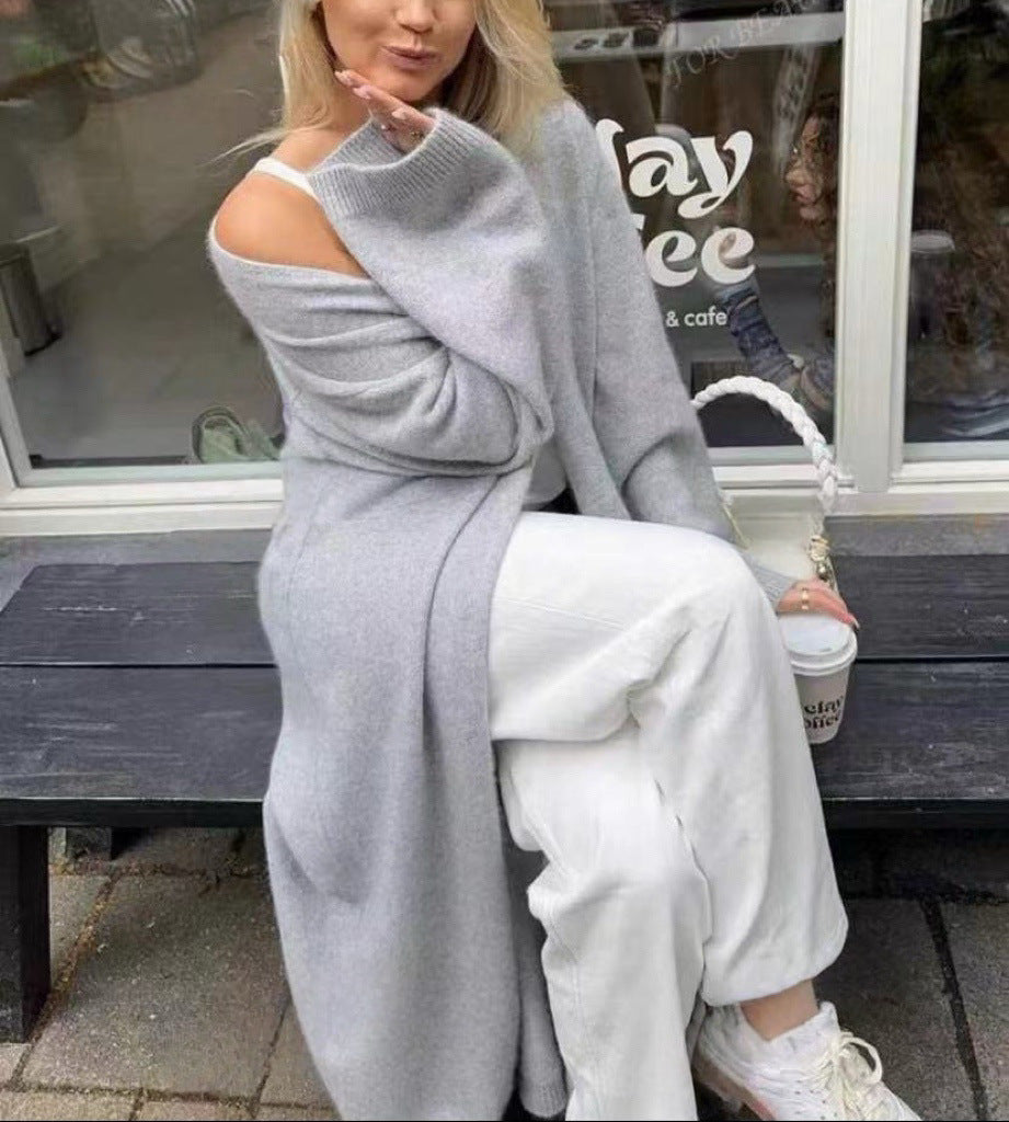 Dames décontracté oversize cardigan Chic und Stil