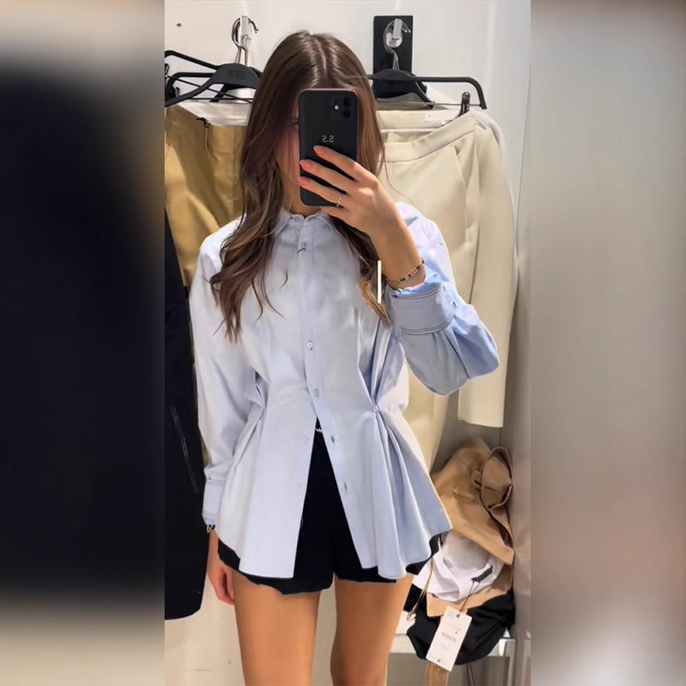 Chemise grande taille pour femmes avec détail élégant de lacets Chic und Stil