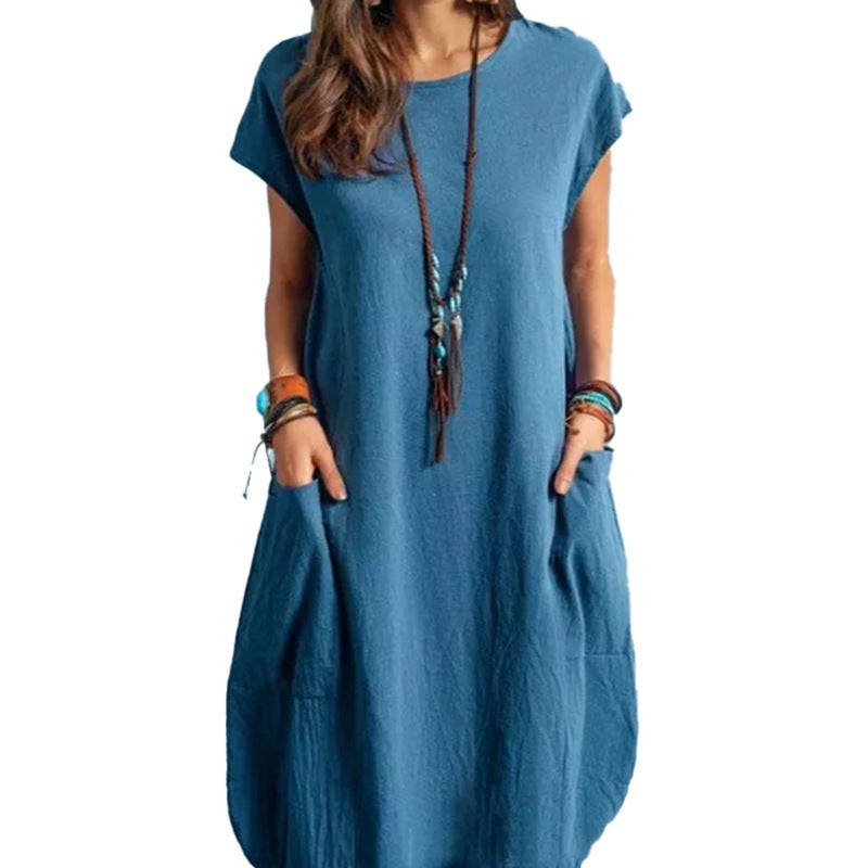 Robe d'été aérienne pour femmes avec poches pratiques et coupe moderne Chic und Stil