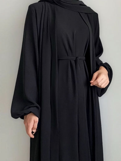 Dames élégant Kimono-robe avec design cintré et manches longues Chic und Stil