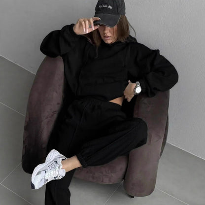 Dames Cozy Sweatset Chic und Stil
