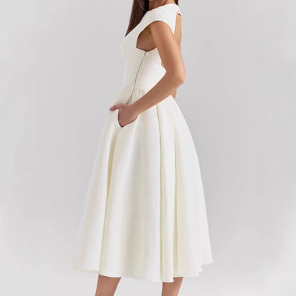 Dames Robe de bal élégante avec jupe en tulle et fermeture éclair au dos Chic und Stil