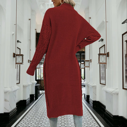 Dames Grobstrick Cardigan avec design ouvert et poches profondes Chic und Stil