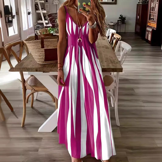 Robe Maxi Femme Longue avec une coupe sans bretelles résistante et toute la longueur Chic und Stil