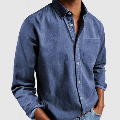 Chemise décontractée pour hommes en tissu coton léger Chic und Stil