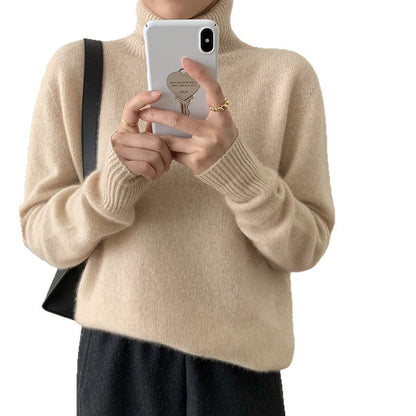 Pull femme en mélange de cachemire de haute qualité Chic und Stil