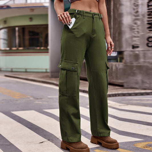 Women's cargo pants with practical side pockets and a relaxed fit Chic und Stil