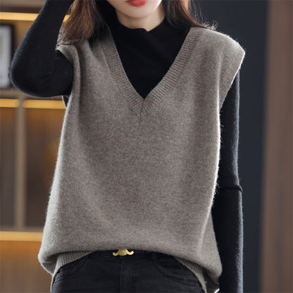 Dames pull-over gilet Chic und Stil